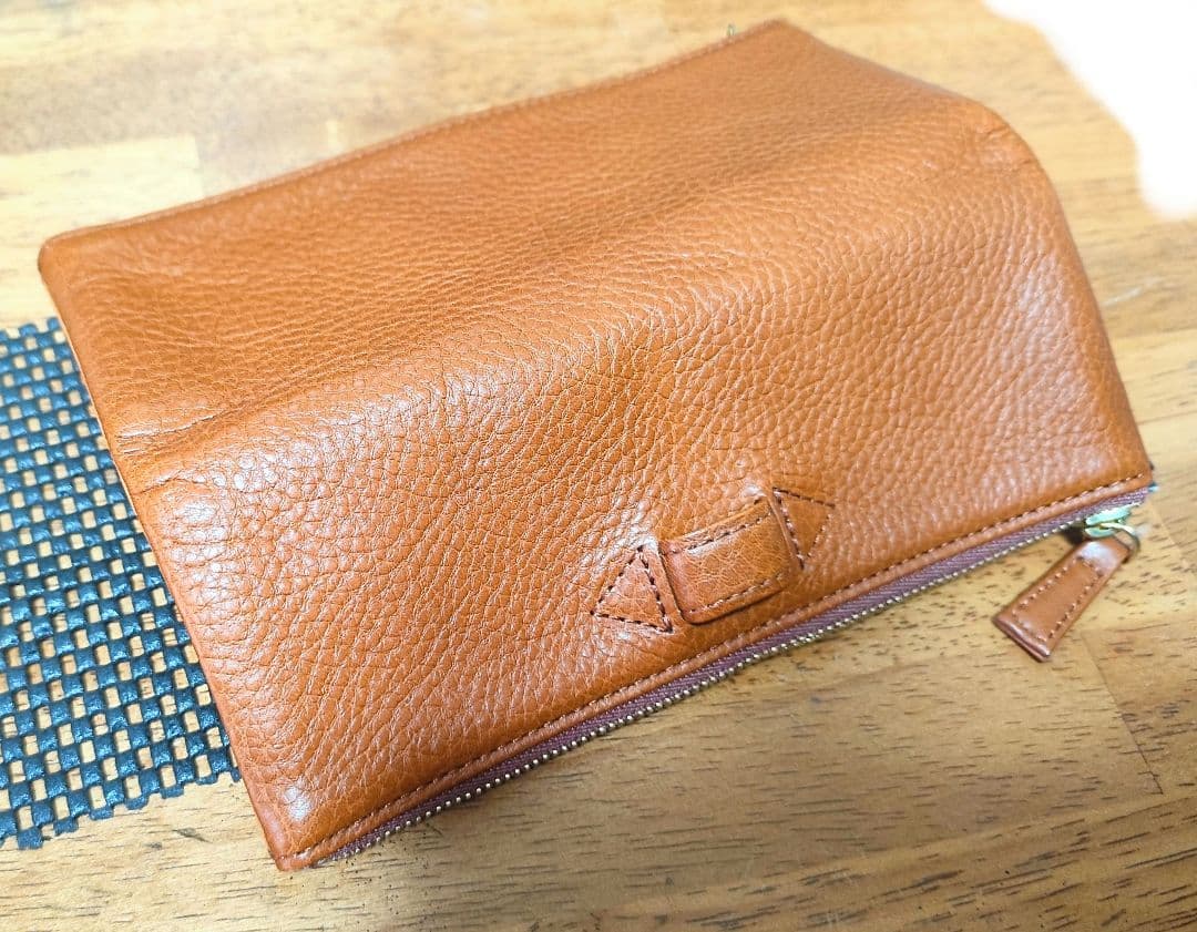 【お値下げ中】Cカンパニー　ルポプリモペンケース　ウイスキー