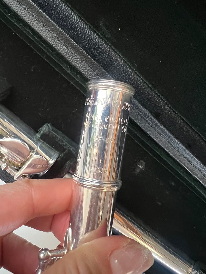 Pearl PF-521 フルート flute 銀製 ケース付き