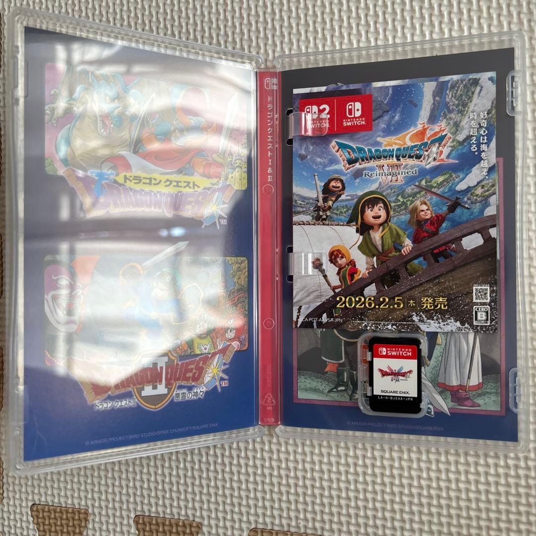 ドラゴンクエスト1・2 &ドラゴンクエスト3セット SWITCH用 ソフト