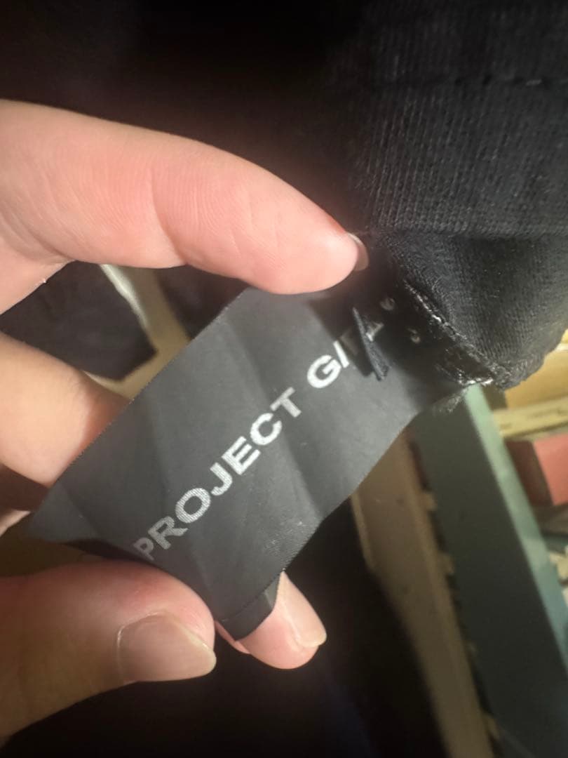 トップス project gr DURAG T-SHIRT / BLK size1