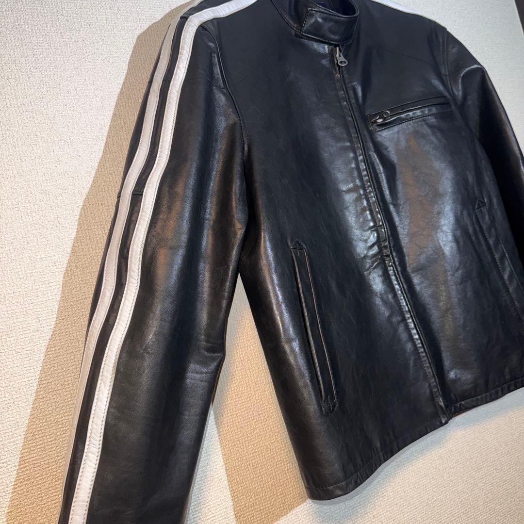 【希少】OLD GAP シングルライダースジャケット 本革 M 美品