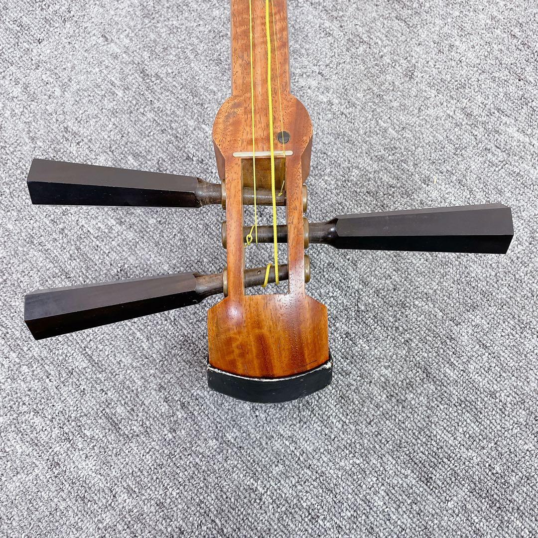 津軽三味線 花梨 丸打胴 犬皮 平溝 東さわり 和楽器