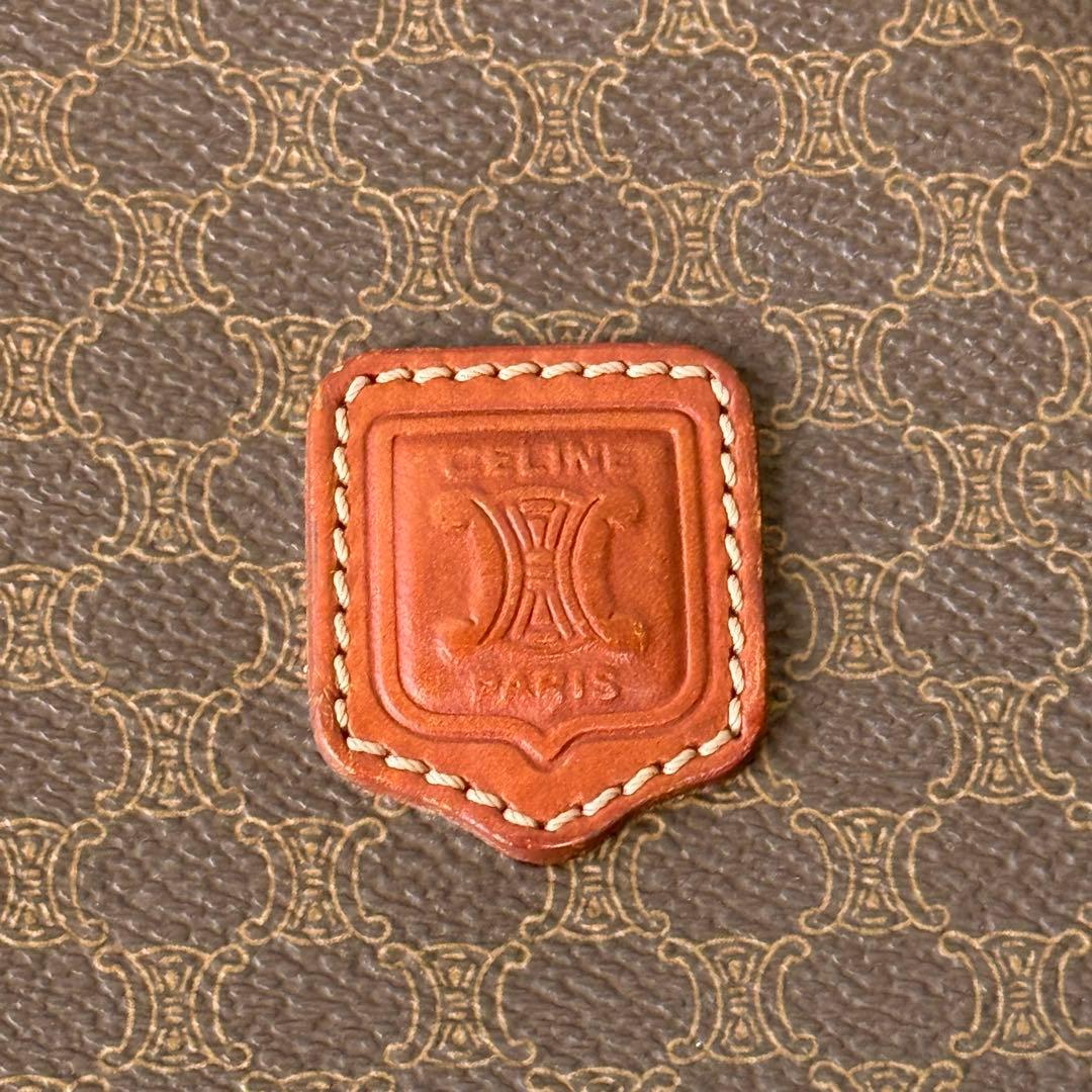 セリーヌ マカダム ハンドバッグ バケツ トートバッグ ブラウン