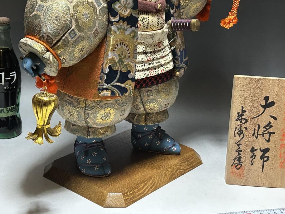 五月人形 武者人形　原米洲　節句人形　大将　将軍　侍　武者　木目込み人形　御所