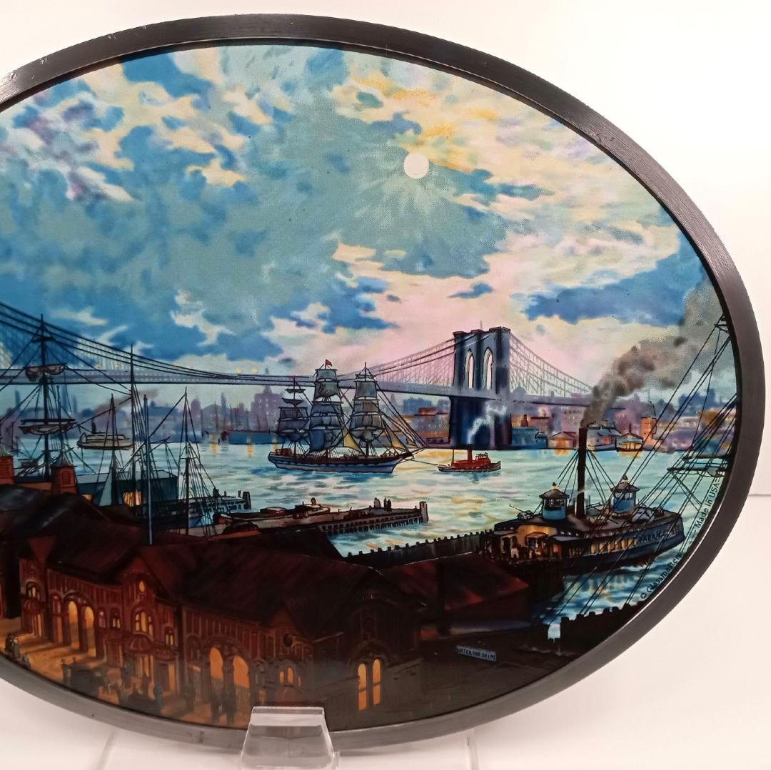 アメリカ ニューヨーク ステンドグラス ブルックリン橋グラスマスターズ社ブリッジ