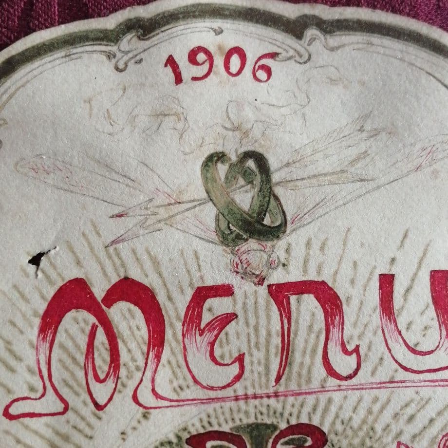 アンティーク　メニュー　MARIAGE