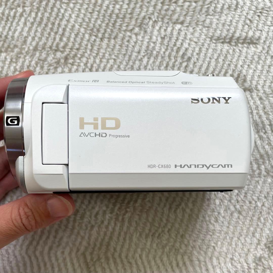 SONY HDR-CX680 ビデオカメラ ケース microSD64GB付き