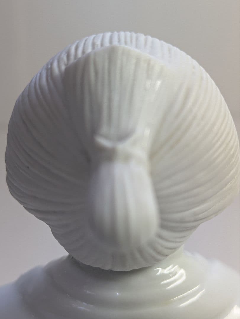 有田焼、十二代酒井田柿右衛門、『白磁坂本龍馬胸像』、銘有、箱無