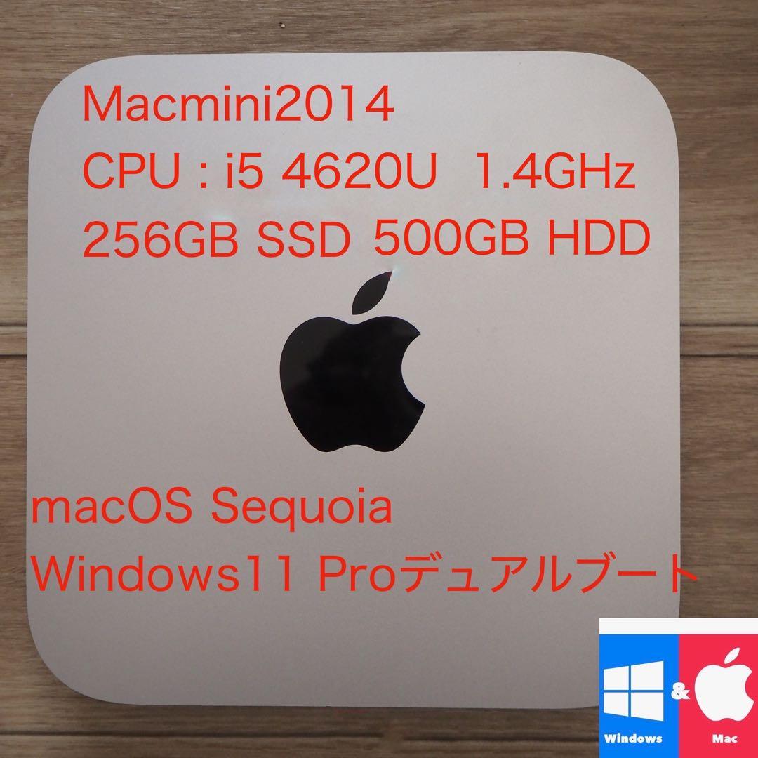 10⭕️ Macmini2014,4GB,256GB SSD,500GB HDD