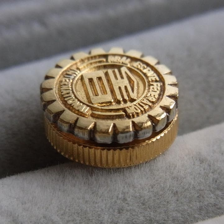 銀金張 バッジ 全日本不動産協会【全日】