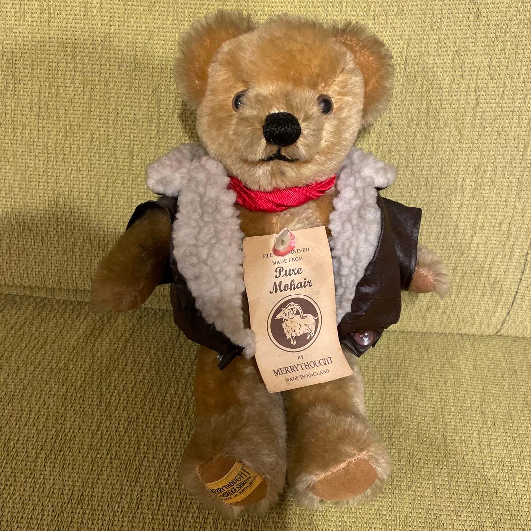 メリーソート　テディベア　クマ　ぬいぐるみ　レトロ　タグ付き　貴重　レア