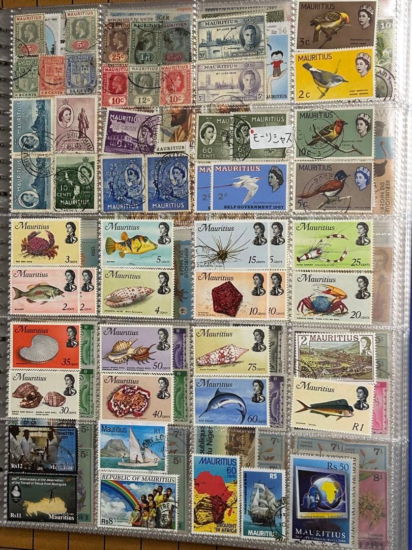 アフリカの切手　ファイル売り　超大量セット