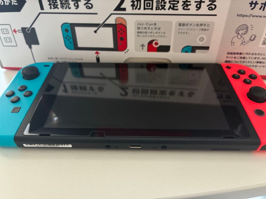 Nintendo Switch 本体 箱付き 動作品 ケース付属