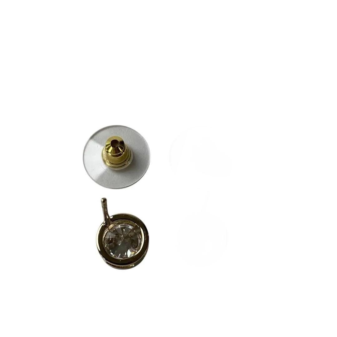 片耳 シャネルCHANEL ココマーク ボタンピアス B25 V ゴールド