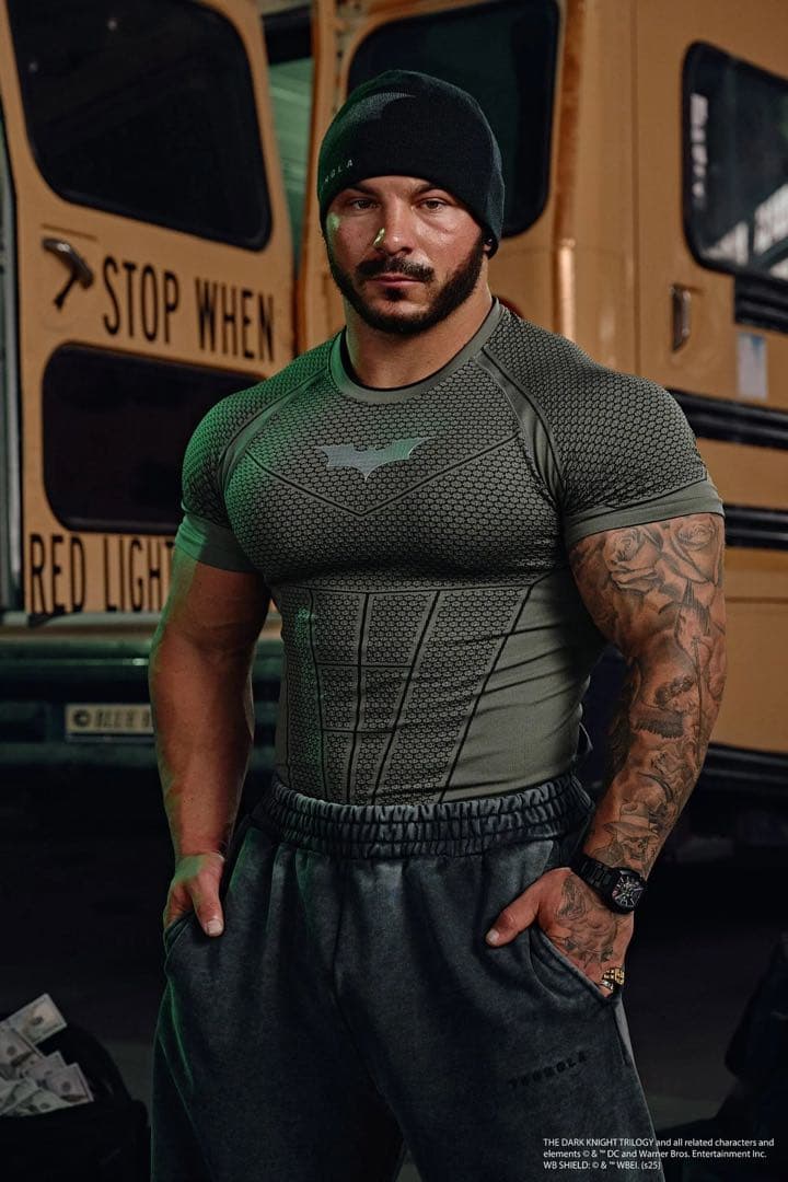 【新品未開封】 x Batman Dark Grey Size：M