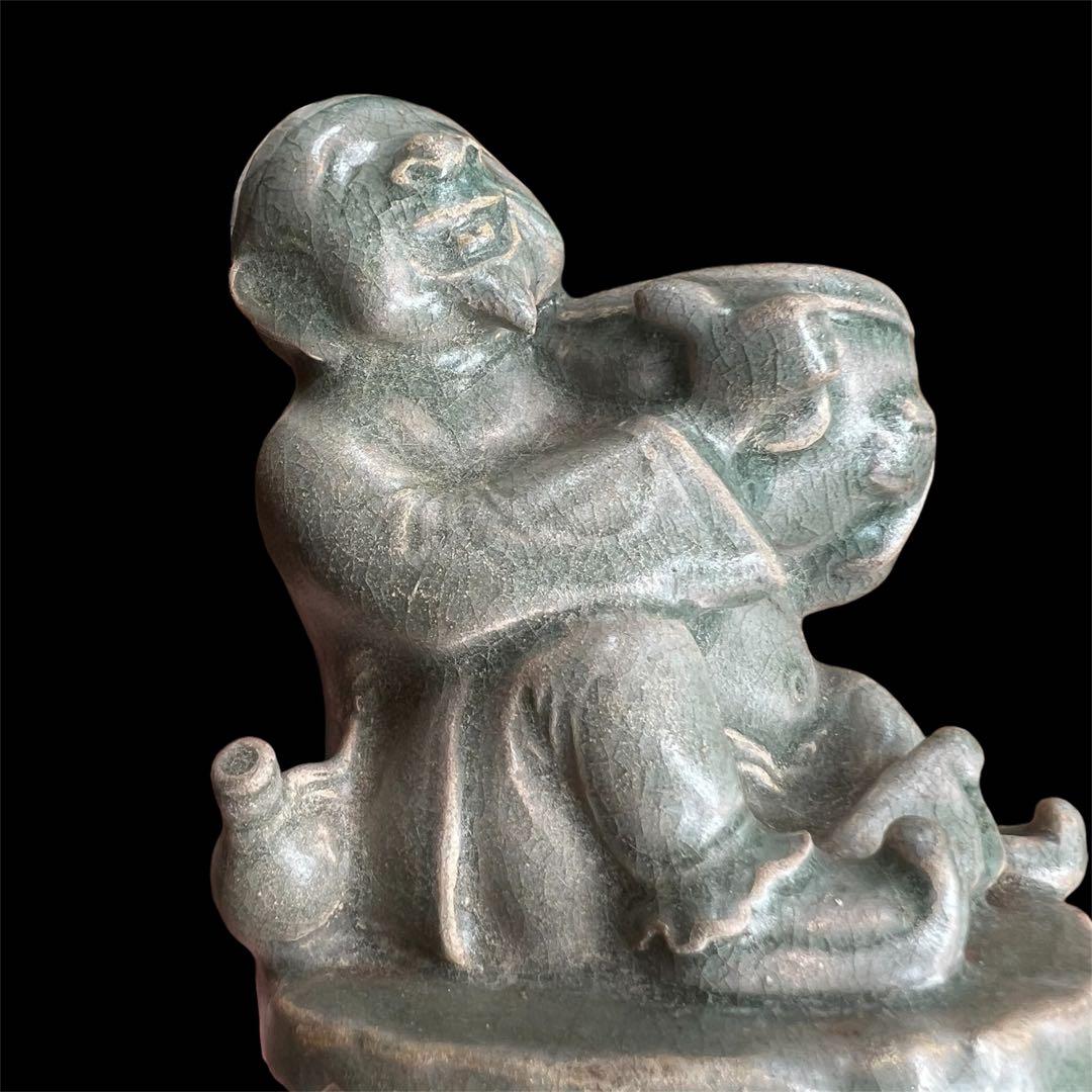 高麗青磁 香炉 珍品 置物 陶器 李朝 韓国 朝鮮 骨董品 古美術