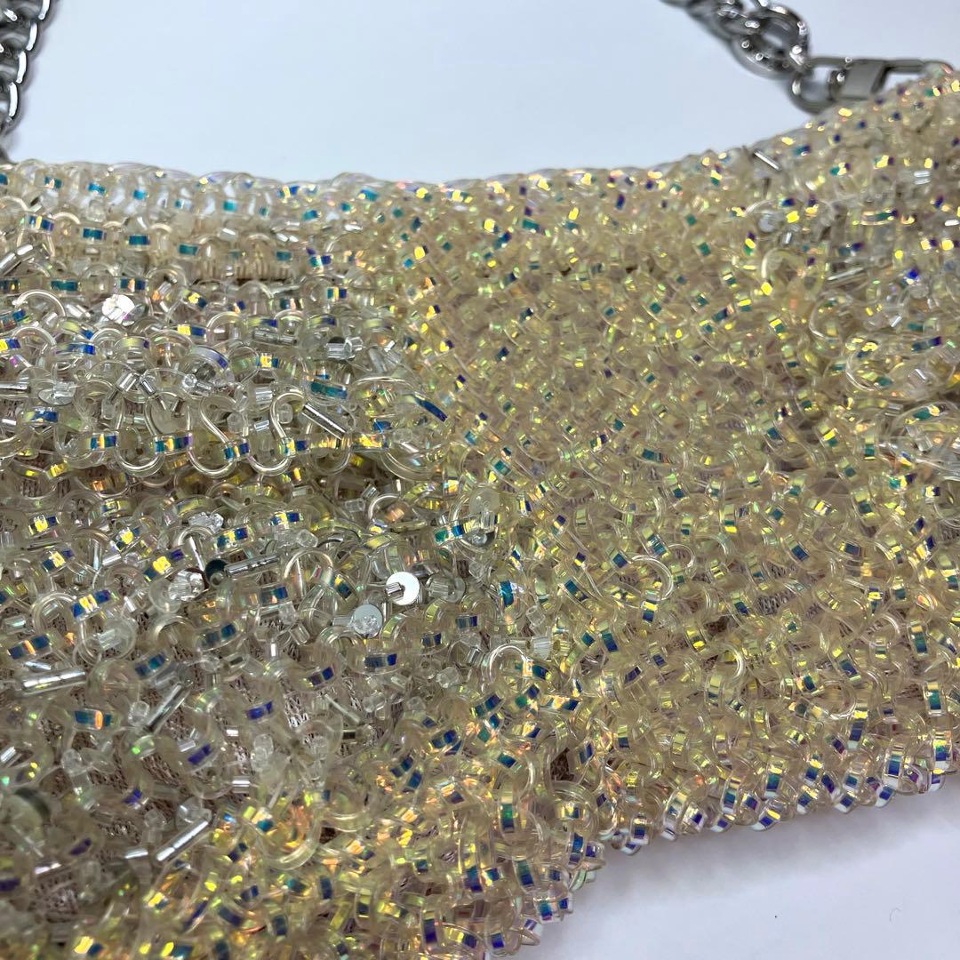 【極美品】アンテプリマ ワイヤーバッグ チェーン ショルダーバッグ リボン