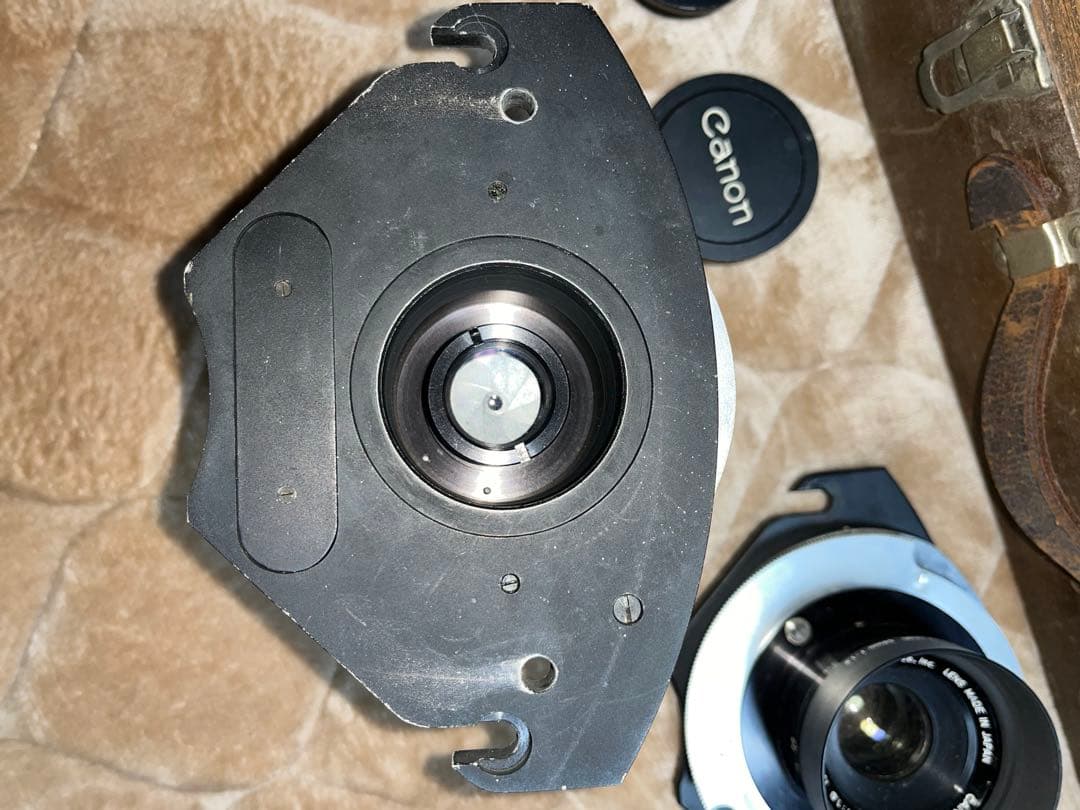 Canon 50mm ？レンズ 3本木製ケース付き