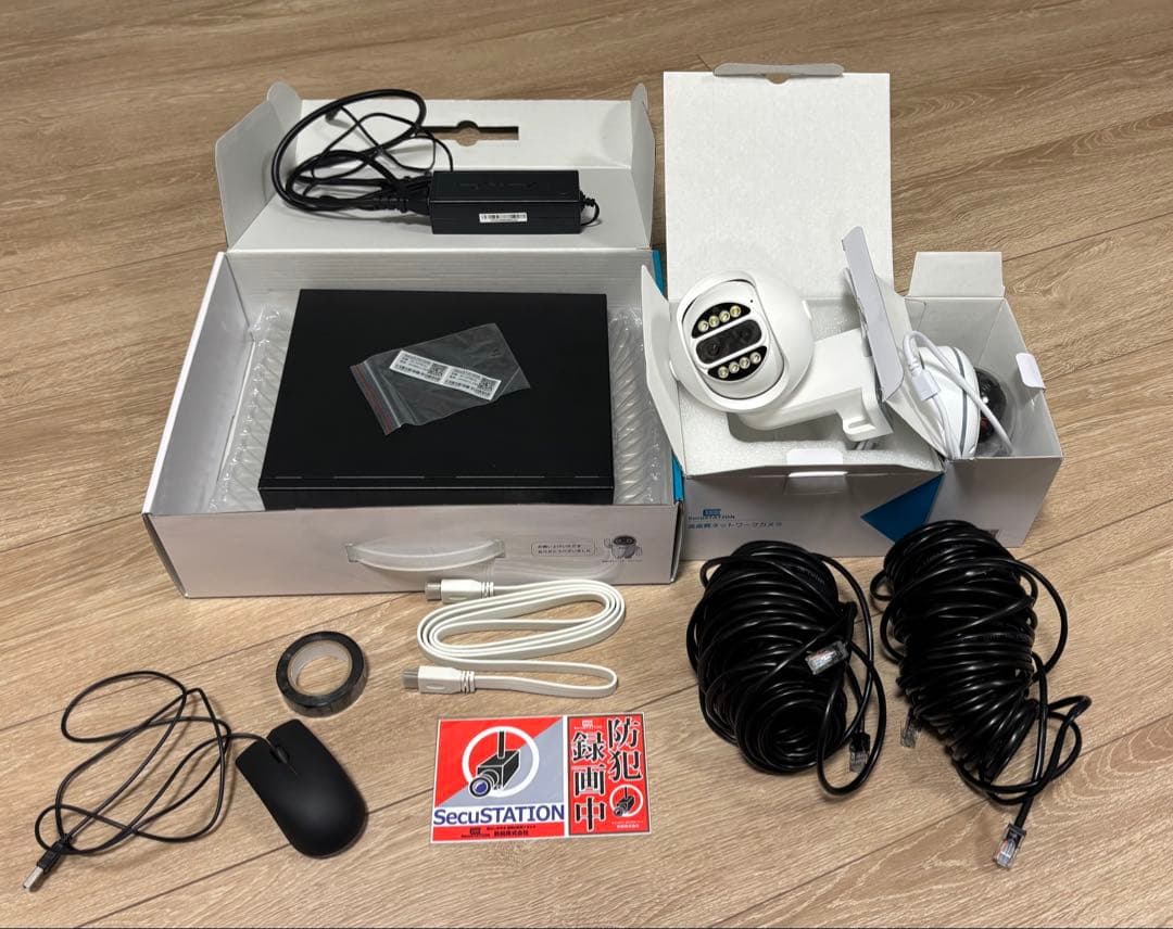 『kppjksさま専用』SecuSTATION 防犯カメラ2台セット