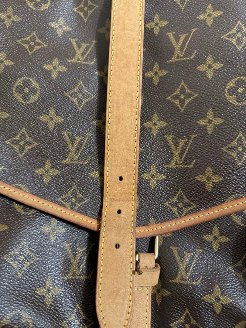 正規品 ルイヴィトン ソミュール モノグラム ショルダーバッグ