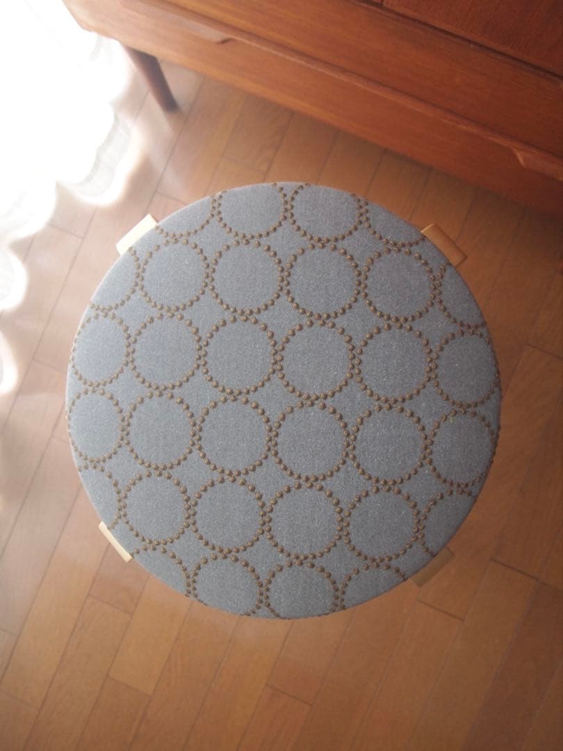 ヨッシーさん専用 ミナペルホネン ハンドメイド ラウンドスツール タンバリン