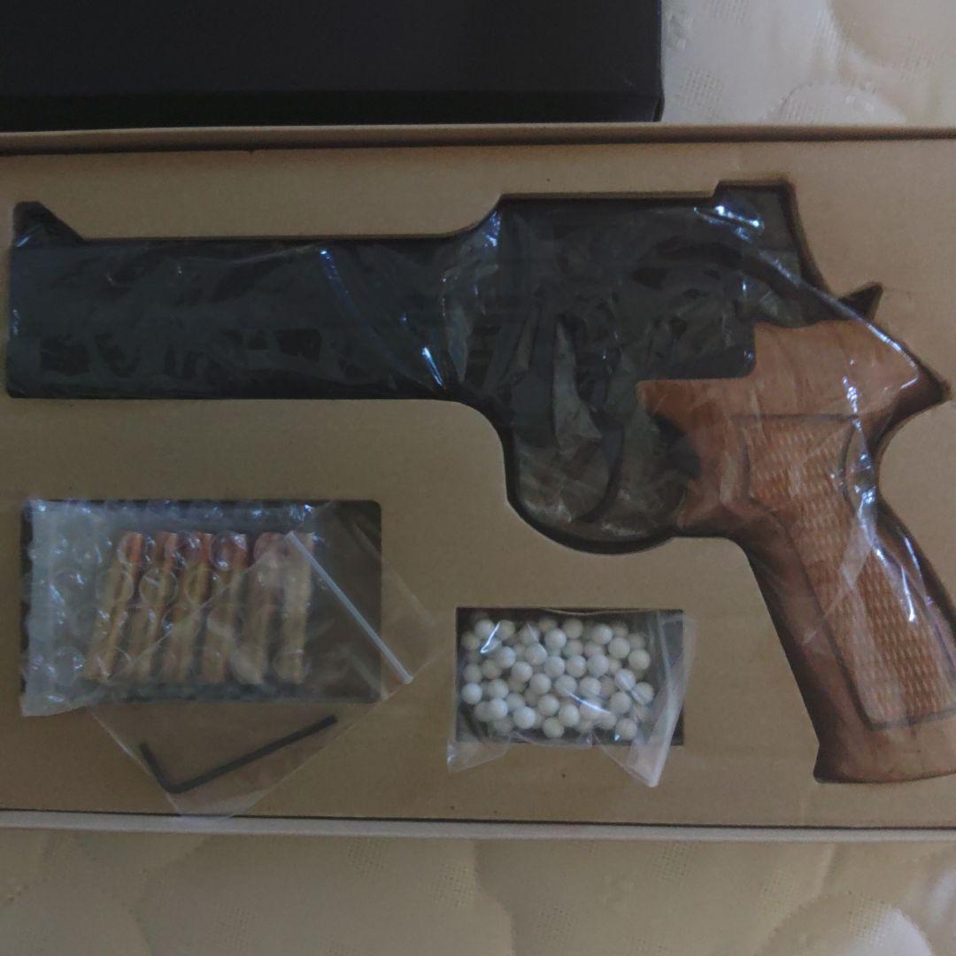 マルシン製　マテバ　ガスリボルバー　 Xカードリッジ　ブラックHW 木製