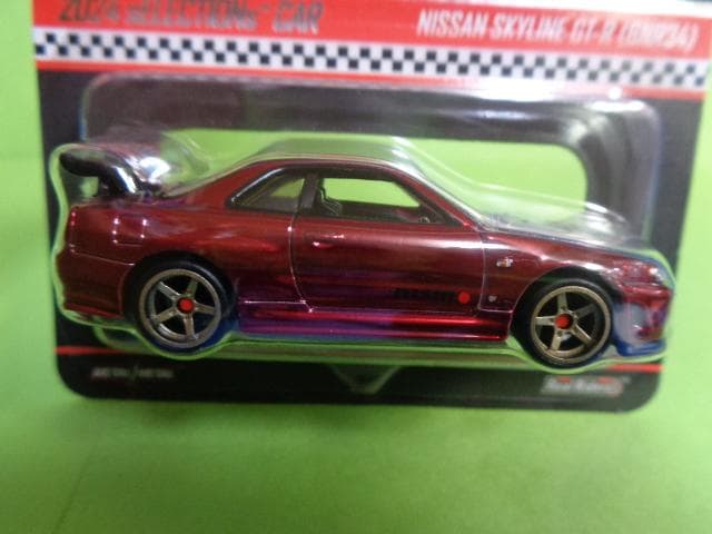 ホットウィール　RLC　レッドラインクラブ　日産スカイラインGT-R　BNR34