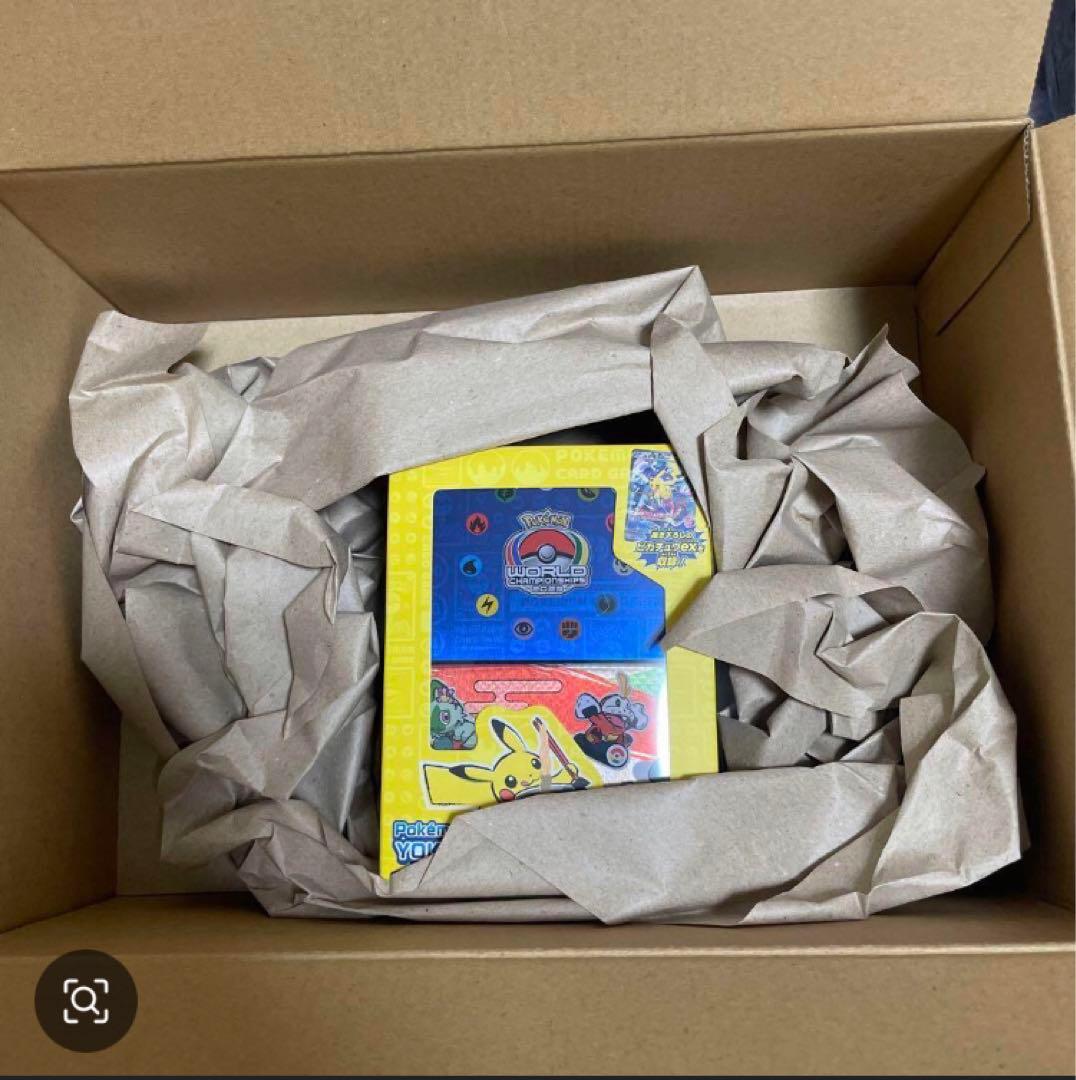 新品未開封 横浜記念デッキ ピカチュウWCS2023横浜 ポケモンカード納品書付