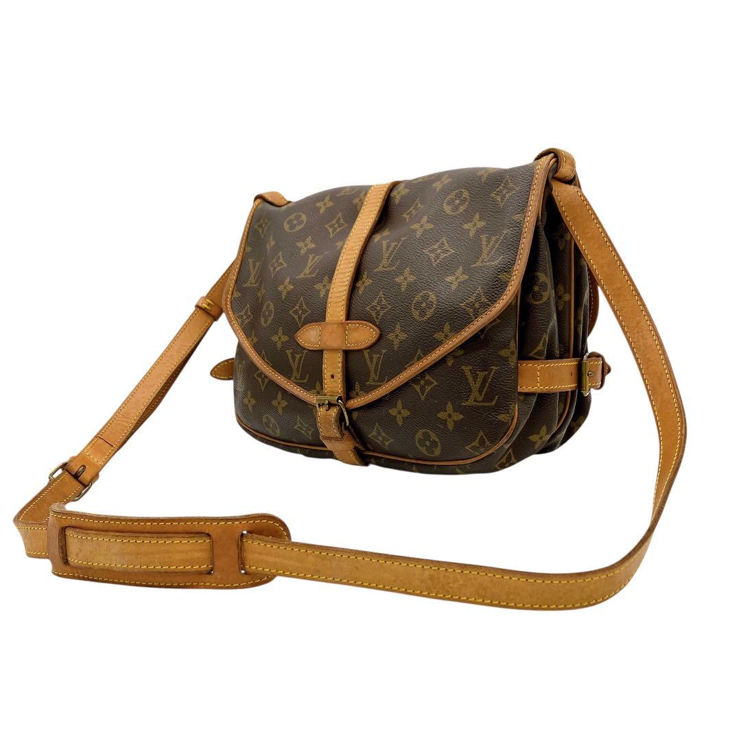 【LOUIS VUITTON】ソミュール30 モノグラム　ショルダーバッグ