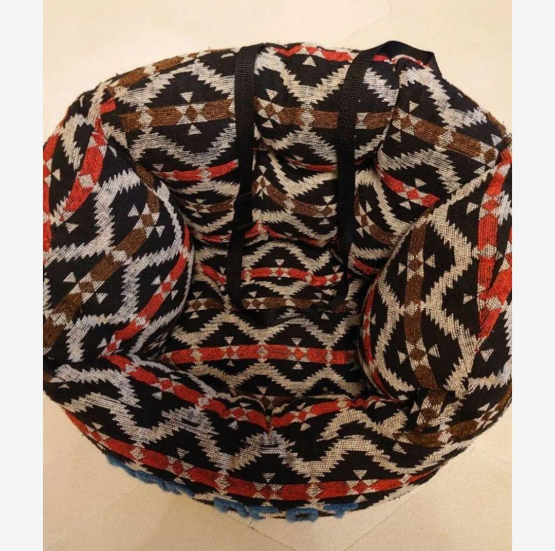 DOG DEPT ドッグデプト 幾何学模様 犬用ドライブベッド クッション