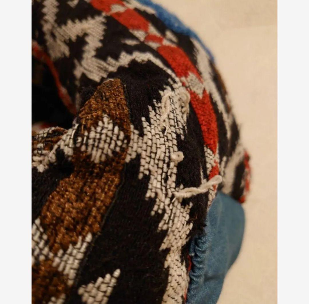 DOG DEPT ドッグデプト 幾何学模様 犬用ドライブベッド クッション