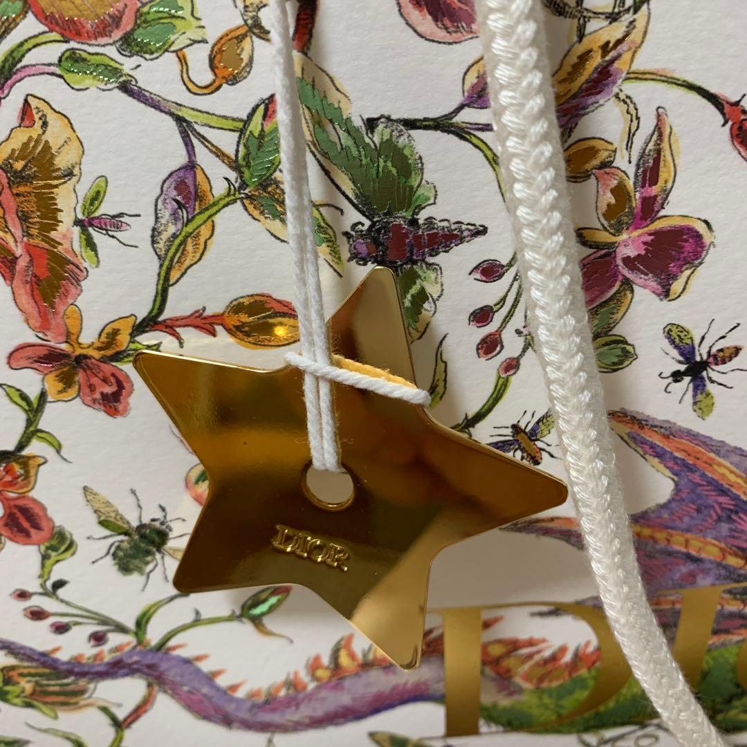 Dior ショッパー 花柄 金色タグ付き　空箱