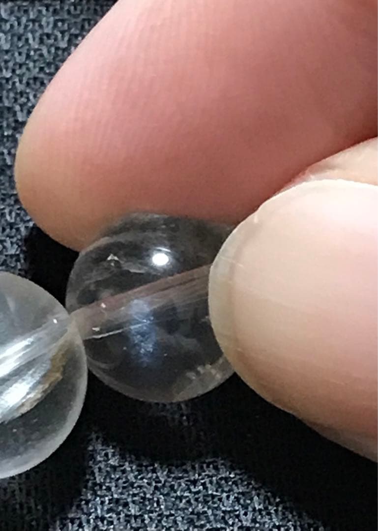 ブラジル　セラデカブラル産　オールド　レムリアンシードクリスタル　ブレスレット