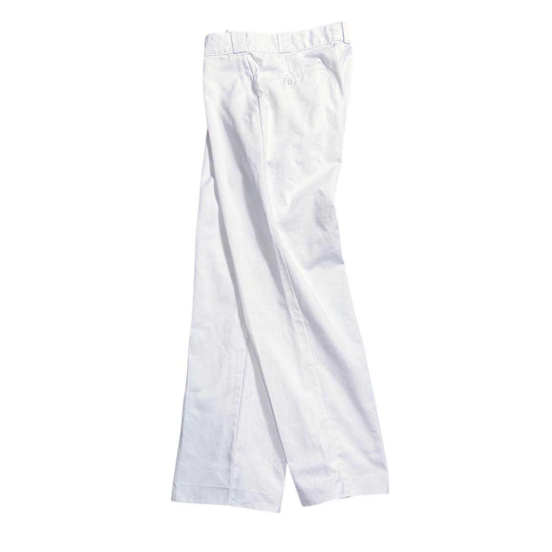 80s Dickies 874 チビタグ ワークパンツ W34 L29 白