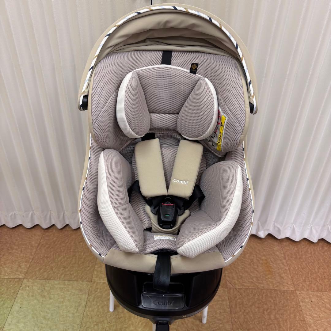 クリーニング済　☆極美品☆　新生児　コンビ　クルムーヴ　ISOFIX　EG　完品