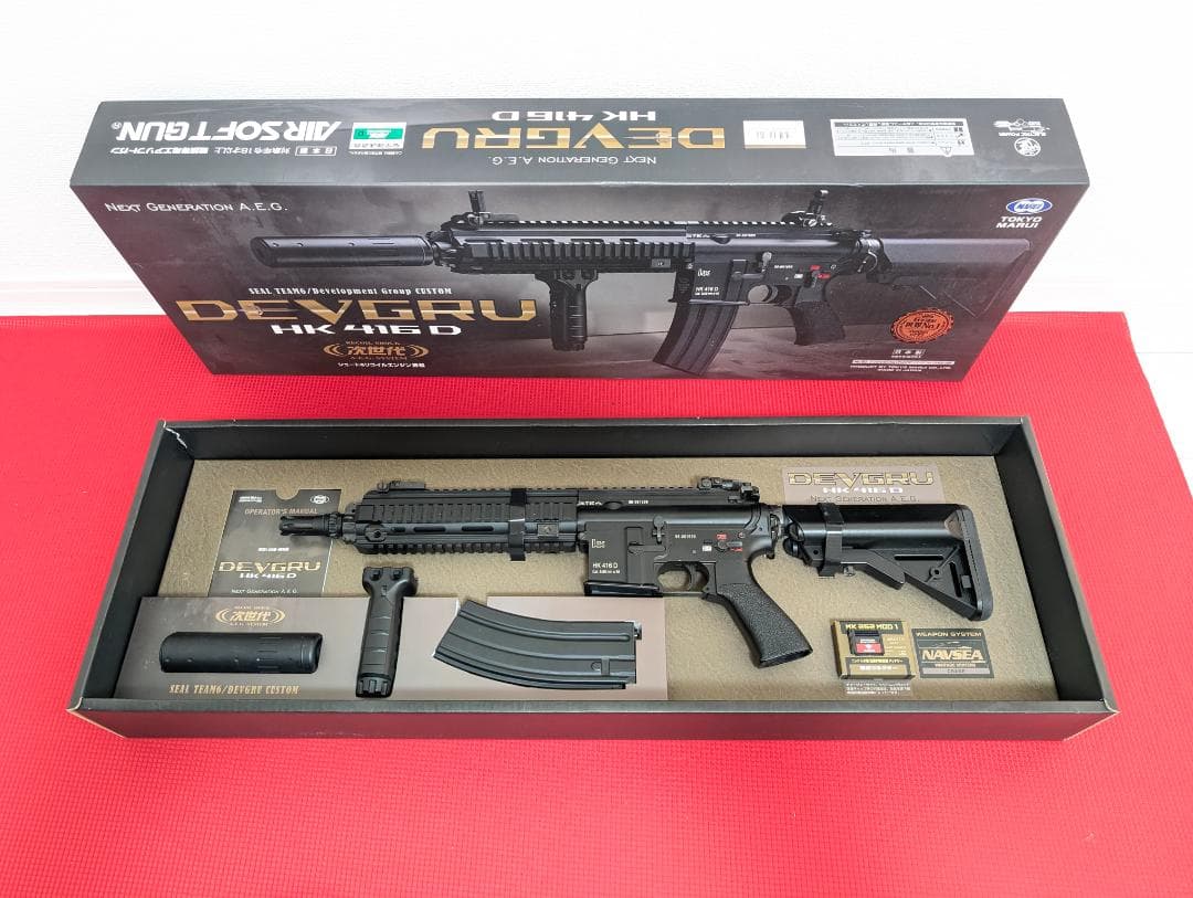 DEVGRU カスタム HK416D SBD、サマリウムコバルトモーター組込済