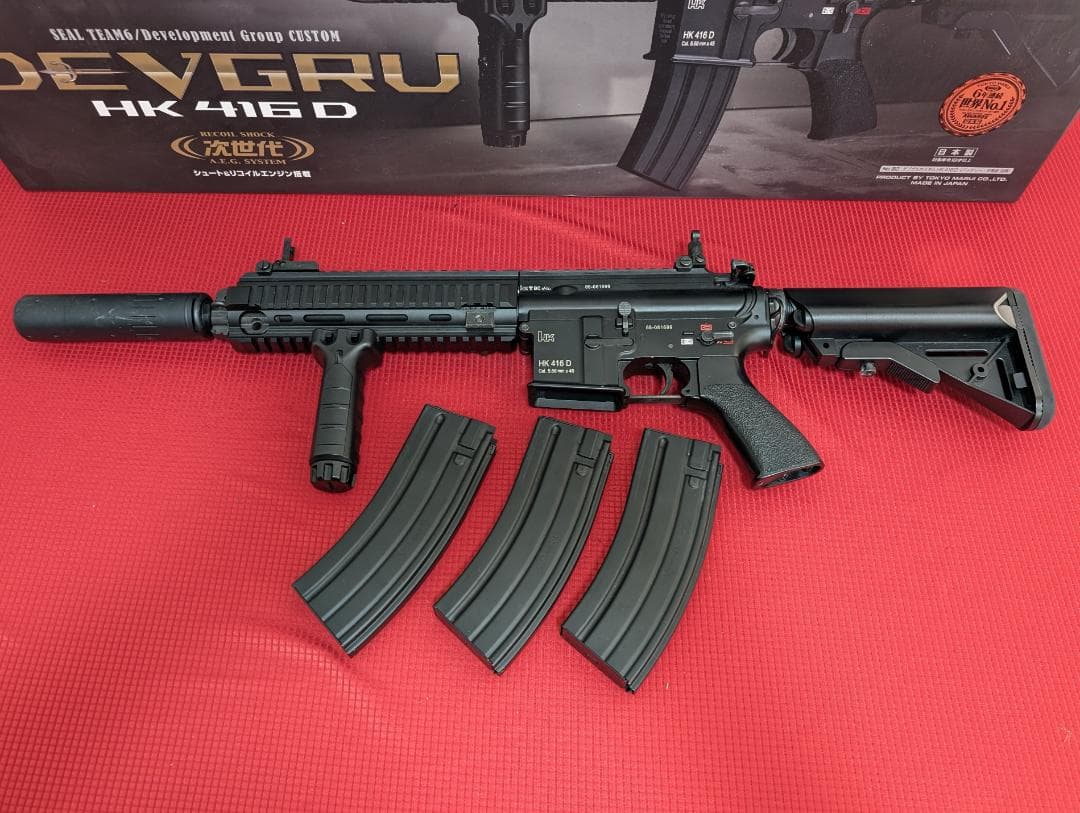 DEVGRU カスタム HK416D SBD、サマリウムコバルトモーター組込済