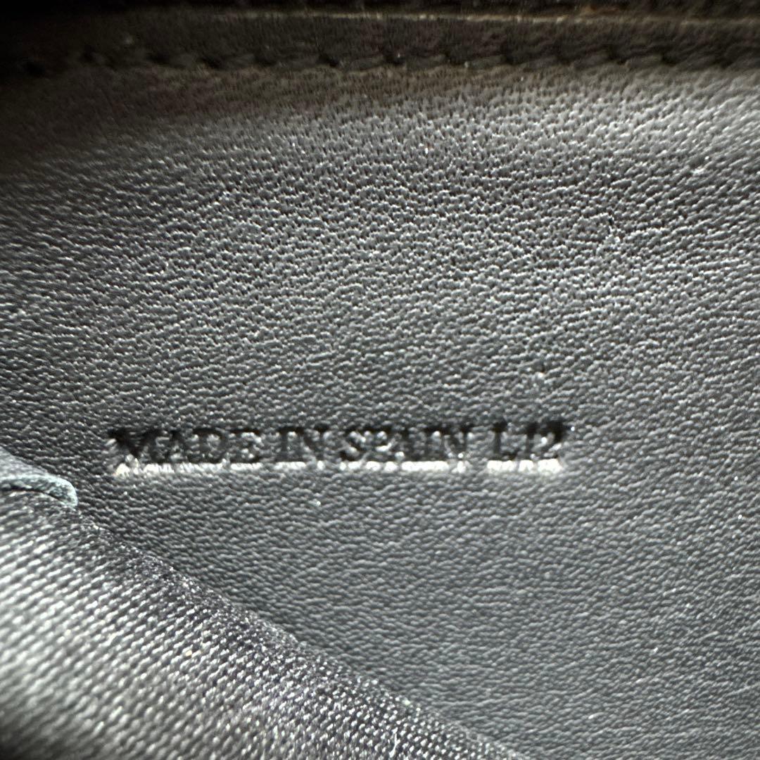 ロエベ　オールドロエベ　二つ折り財布　スエードとレザー