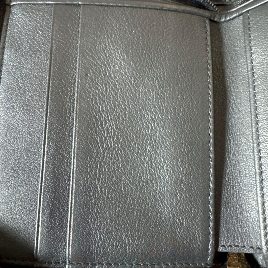 ロエベ　オールドロエベ　二つ折り財布　スエードとレザー