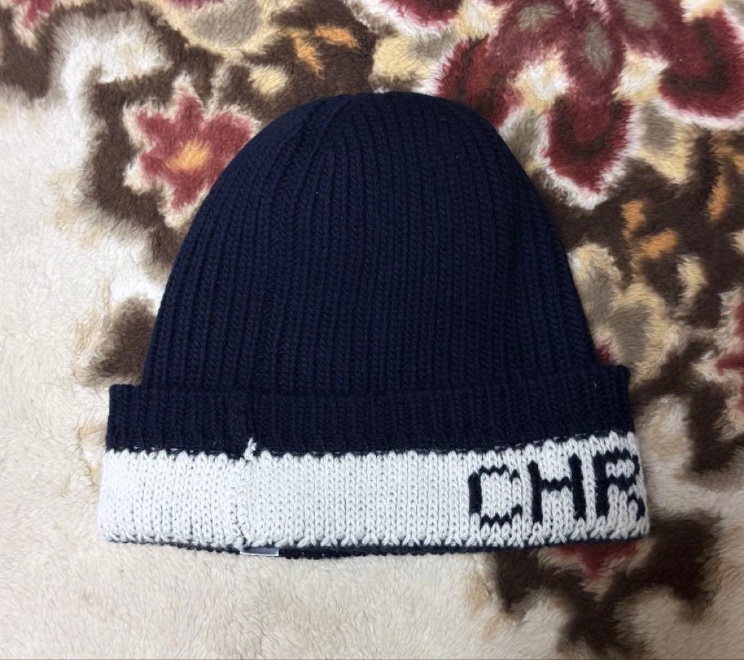 Dior ニット帽 ロゴ ウール カシミヤ 美品