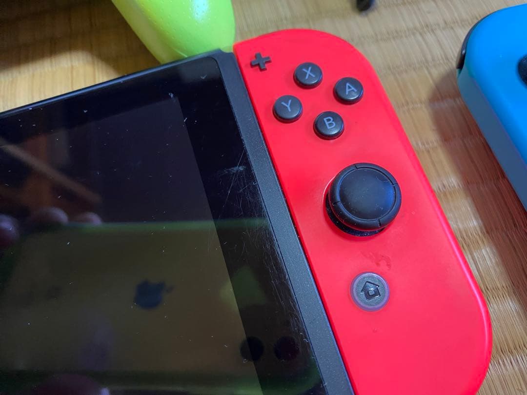 ※注意書必読！Nintendo Switch 赤/青 本体 コントローラー付き