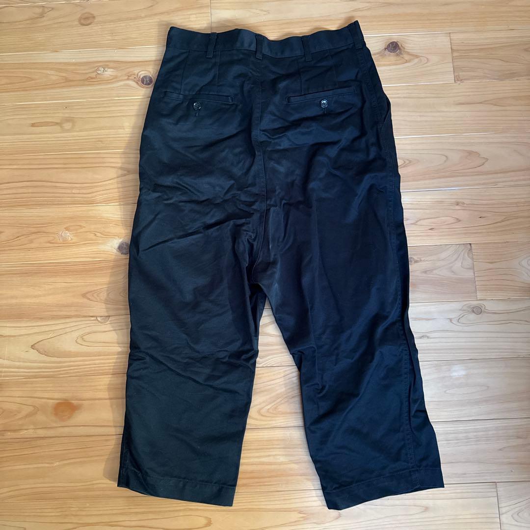 COMME des GARÇONS HOMMEサルエルパンツXS 黒