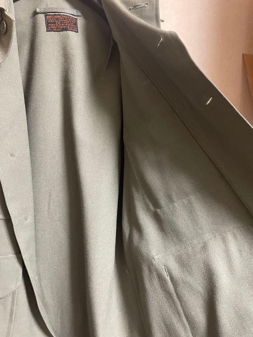 米空軍ビンテージミリタリー ウールシャツA-1B サバゲー　米軍