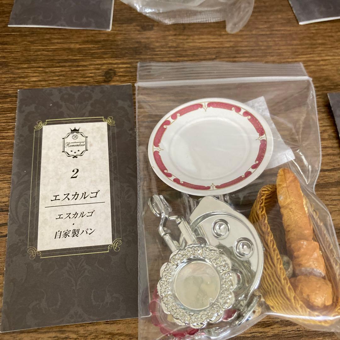 リーメントぷちサンプル三つ星レストランセット1.2.4.5.7.8の6種類