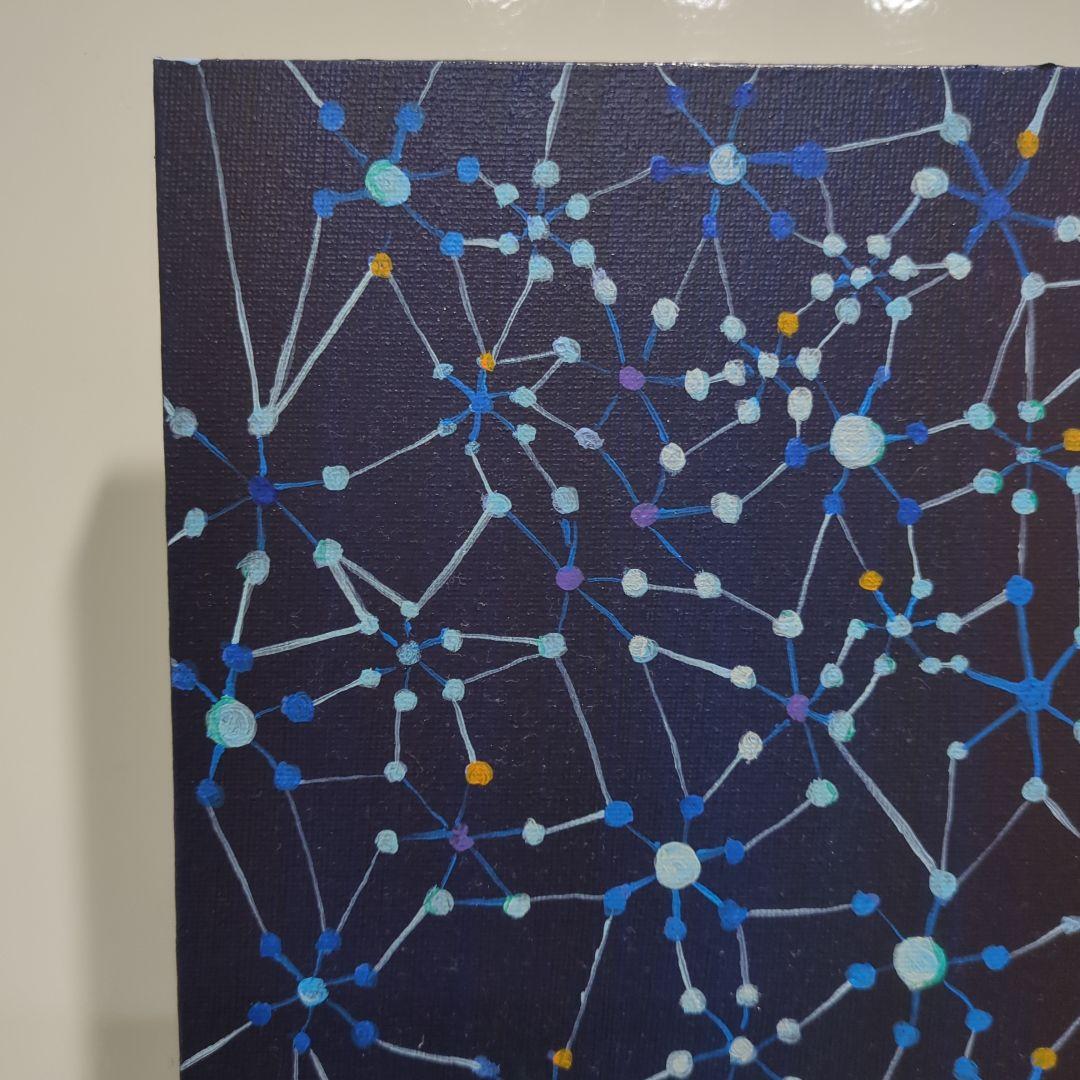 抽象画　絵画　作品名　ネットワーク