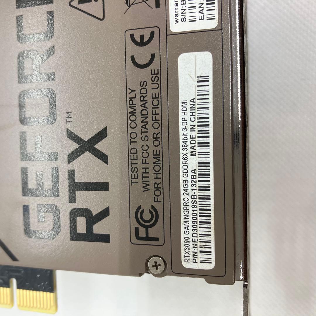 グラフィックボード・グラボ・ビデオカード Palit RTX 3090 GamingPro 24GB GDDR6X A98