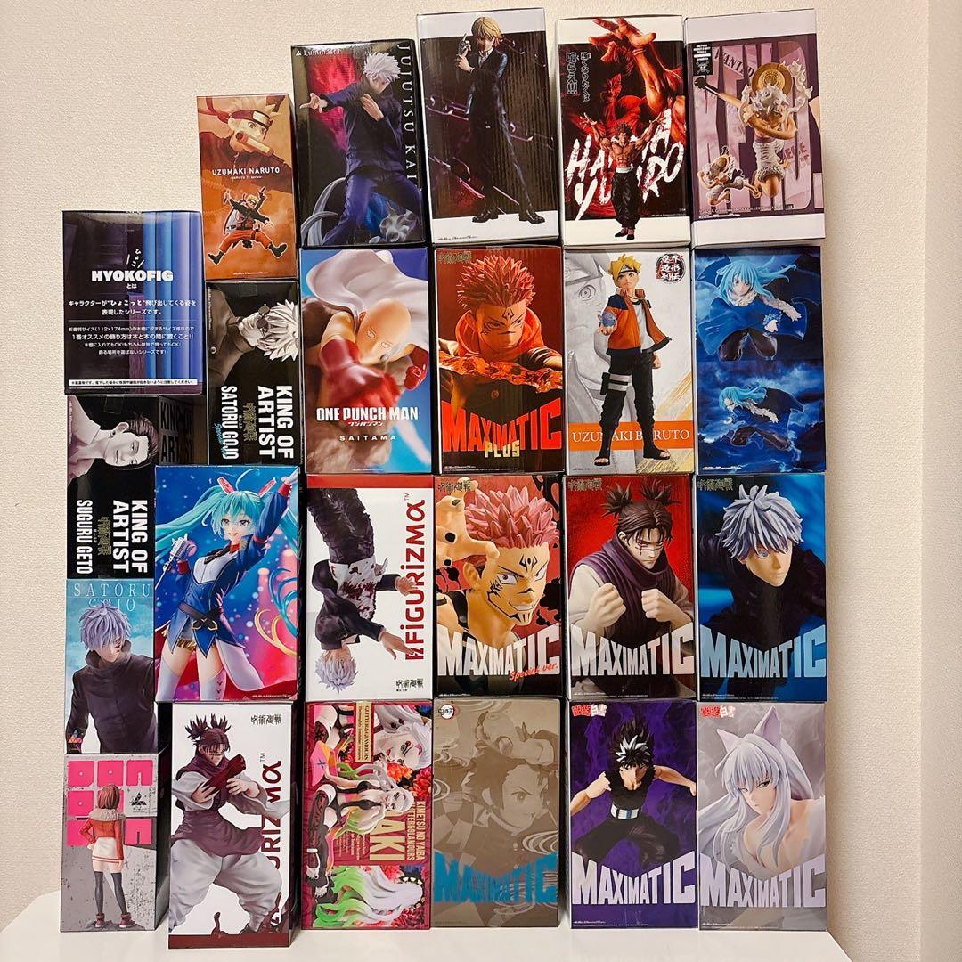 新品未開封 フィギュア 24種 五条悟・クラピカ・範馬勇次郎・サイタマ ほか