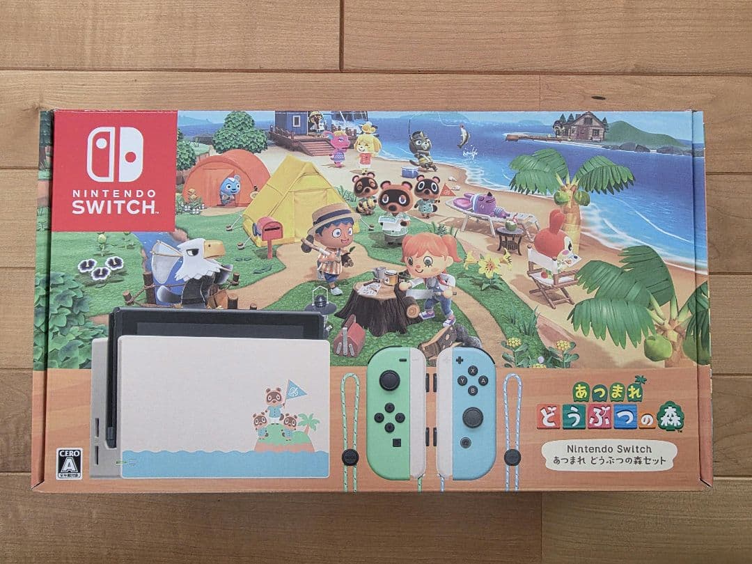 Nintendo Switch どうぶつの森デザイン 本体　動作品