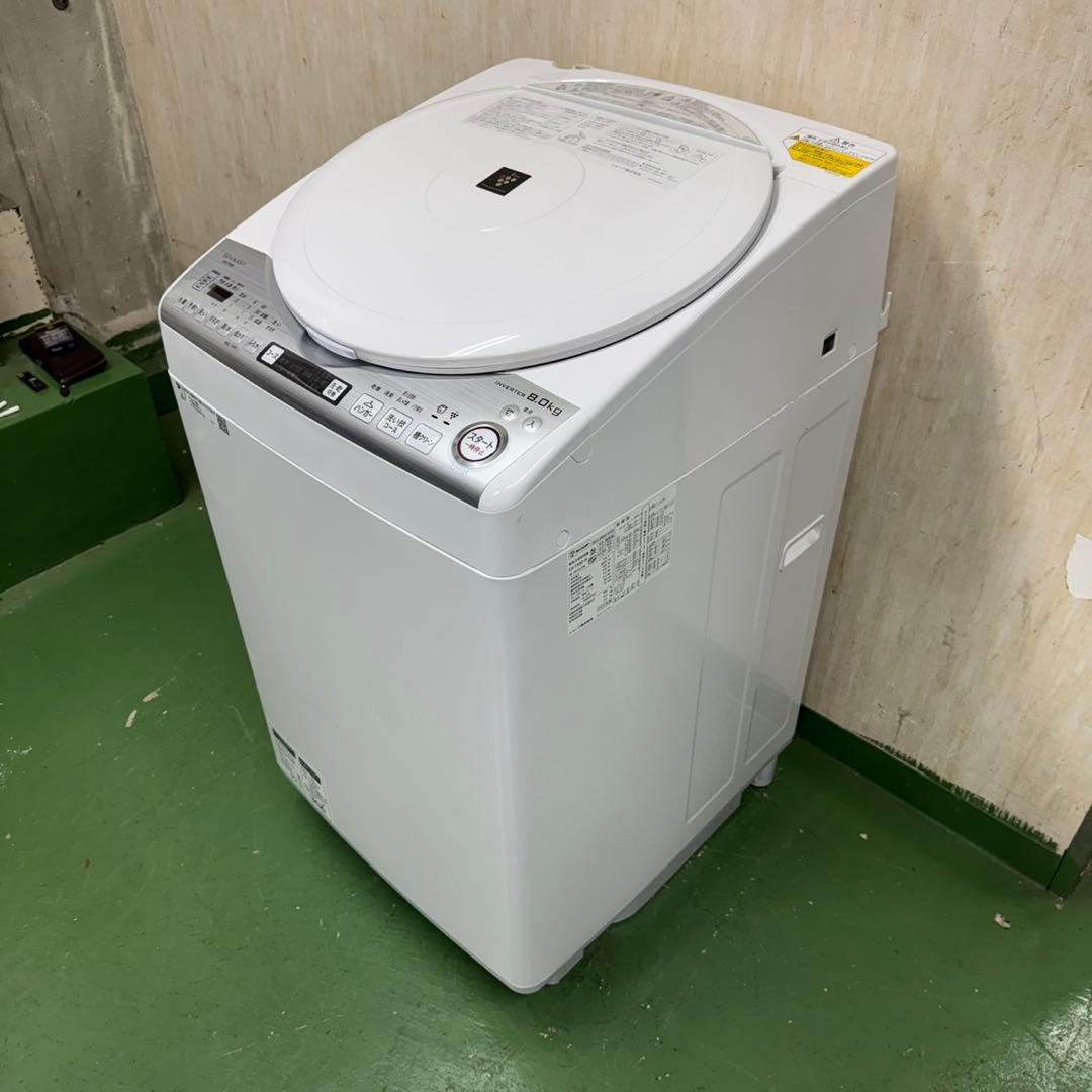 108 SHARP 乾燥付　洗濯機　8/4.5kg 小型　家庭用　一人暮らし