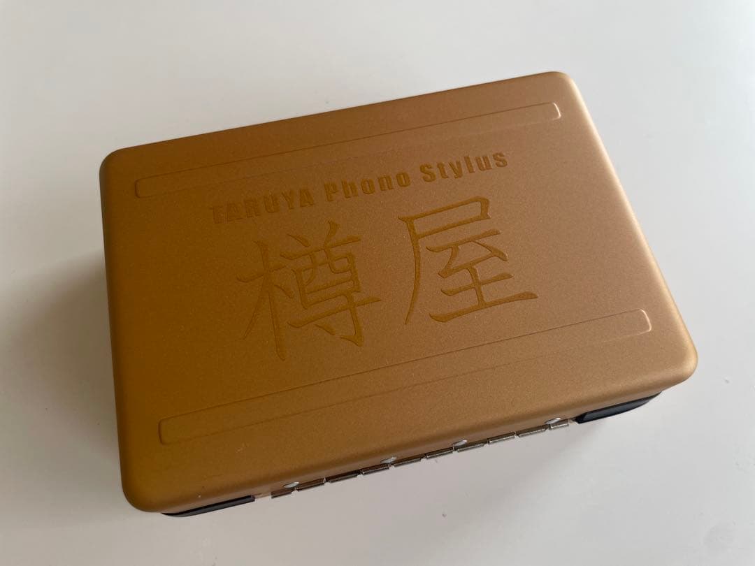 樽屋　レコード針2本セット　豪黒針TW-08M カートリッジ　ケース付き